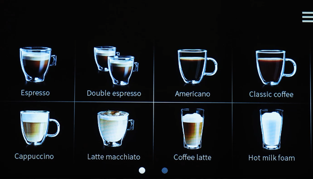 Engineering menu settings