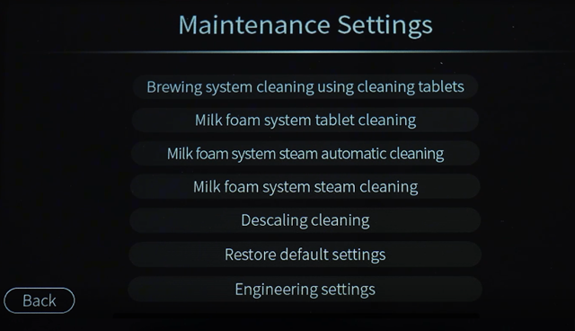 Coffee system cleaning sheet cleaning