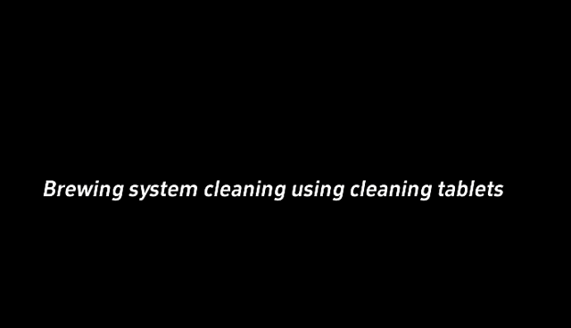 101+3-Brewing system cleaning using cleaning tablets
