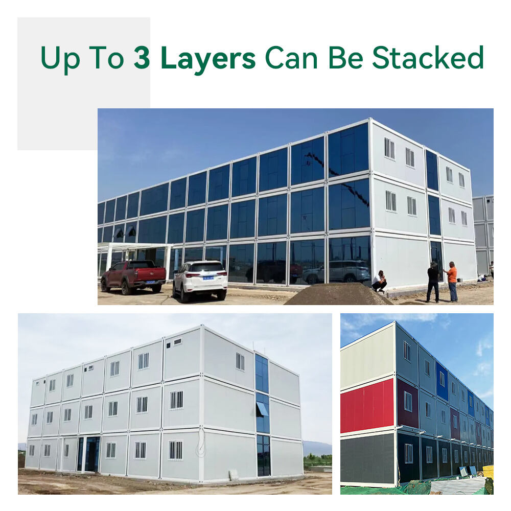 Plokščiai supakuotas konteinerinis namas | Laikina poilsio zona Gruzijoje