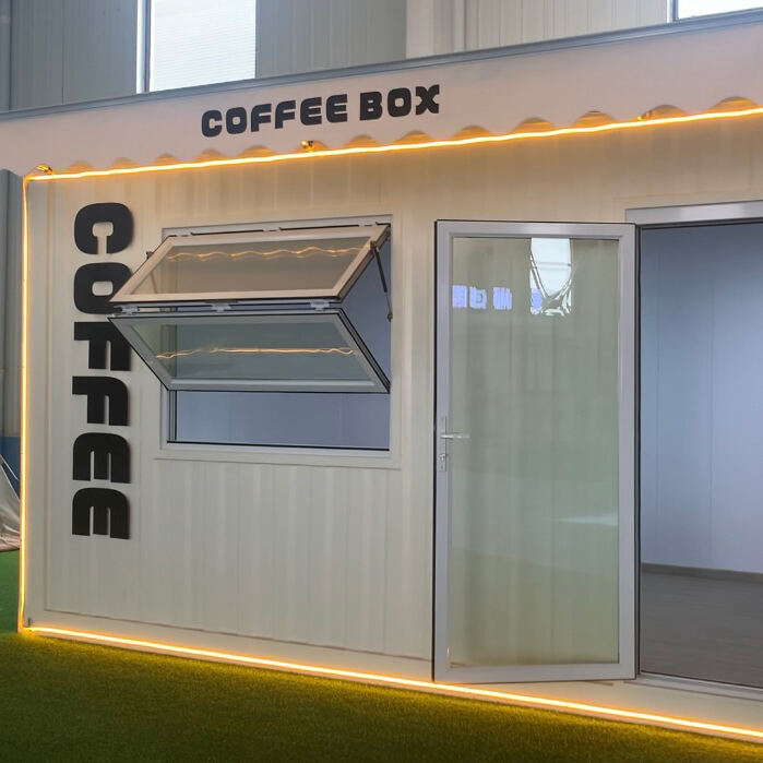 Customized Mobile Shipping Container Restaurant Coffee Shop Interior Design