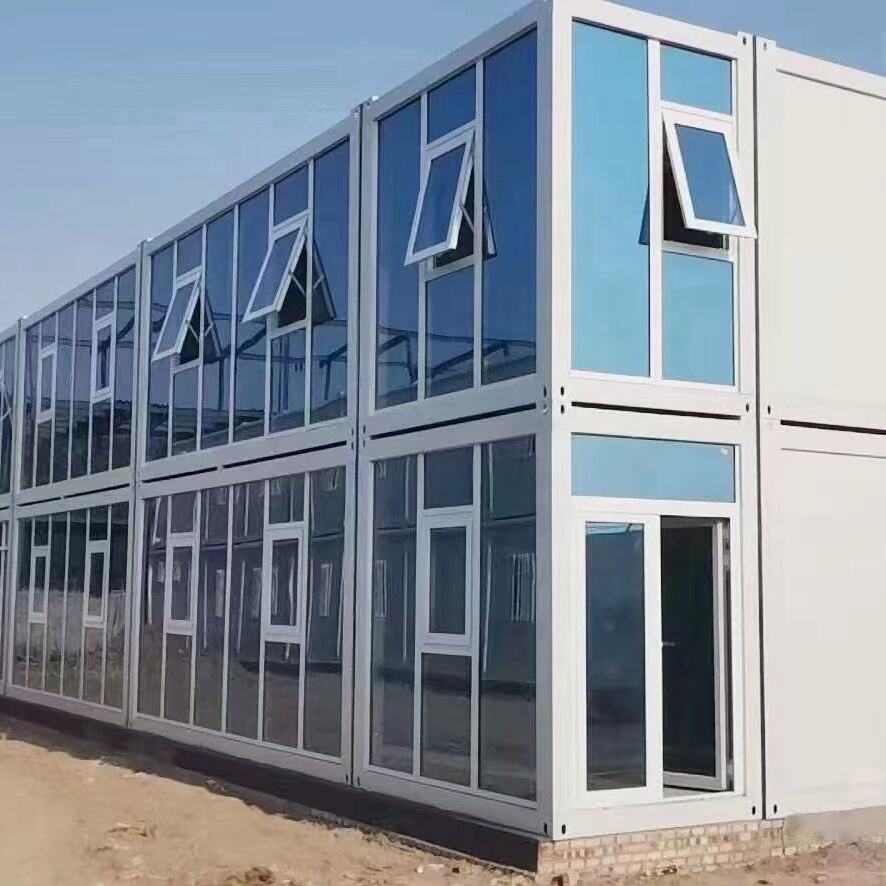 Flat-packed container house in China