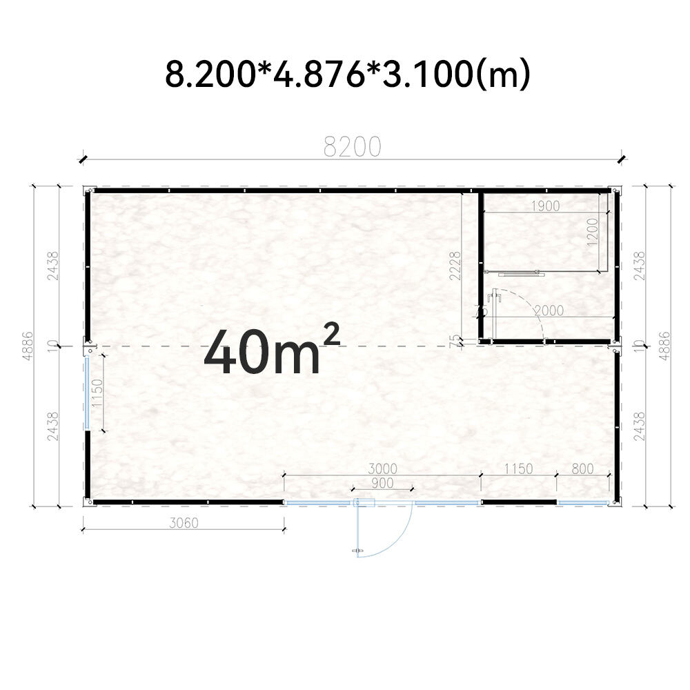 Plokščiai supakuotas konteinerinis namas | Laikina poilsio zona Gruzijoje