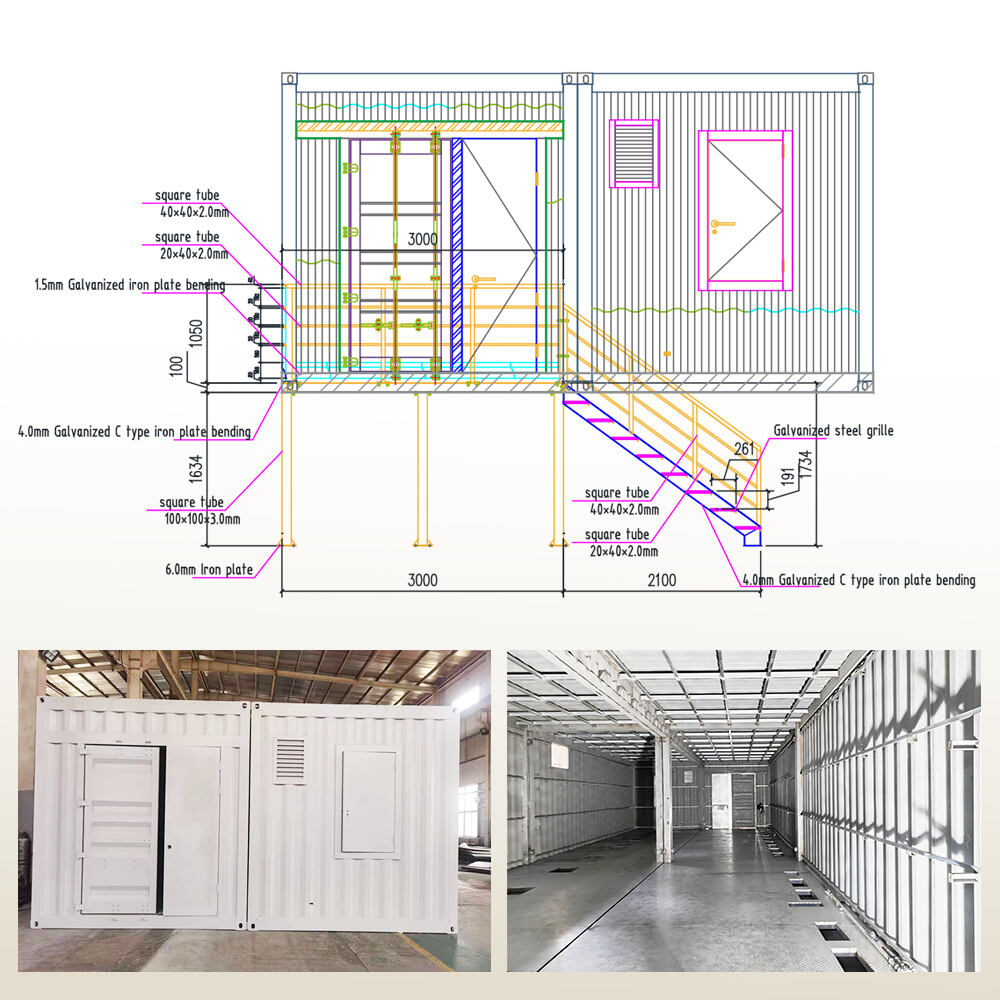 Konteinerinė pastota transformatorinei Kazachstane