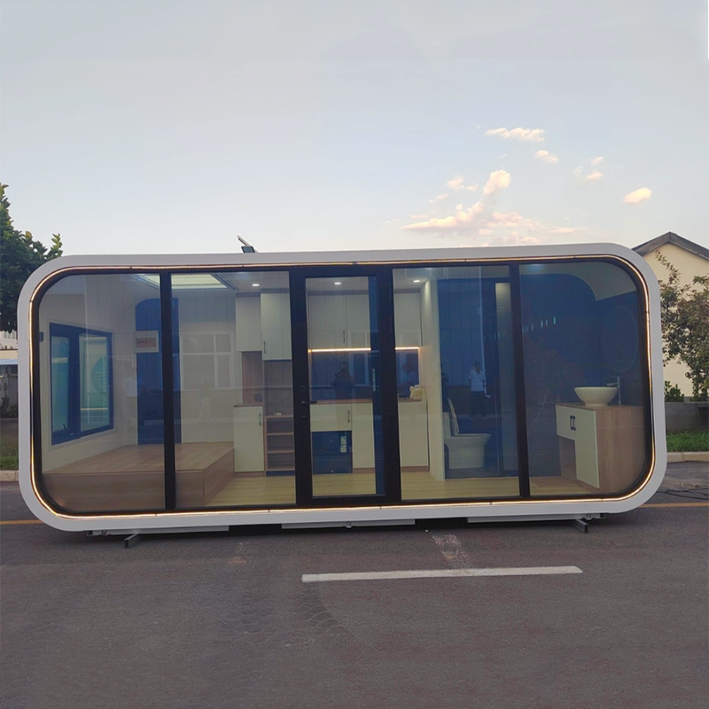 Chinese Manufacturers Customized 20 FT Luxury Standard New Technology Customized Tiny House For Apple Cabin