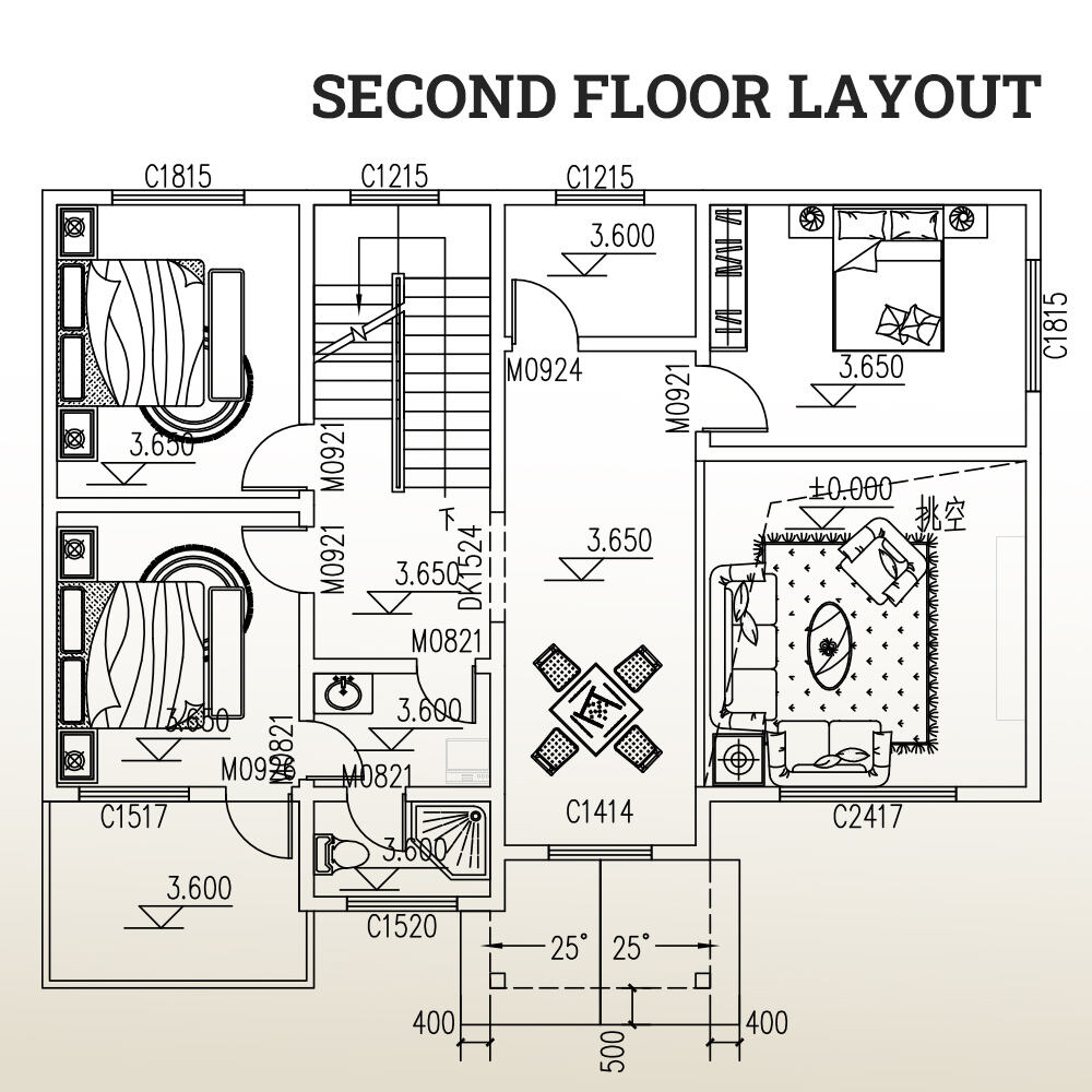 Zavod nümunəsi İkiovyalı villalar | Fərdi tikilmiş ailə villaları