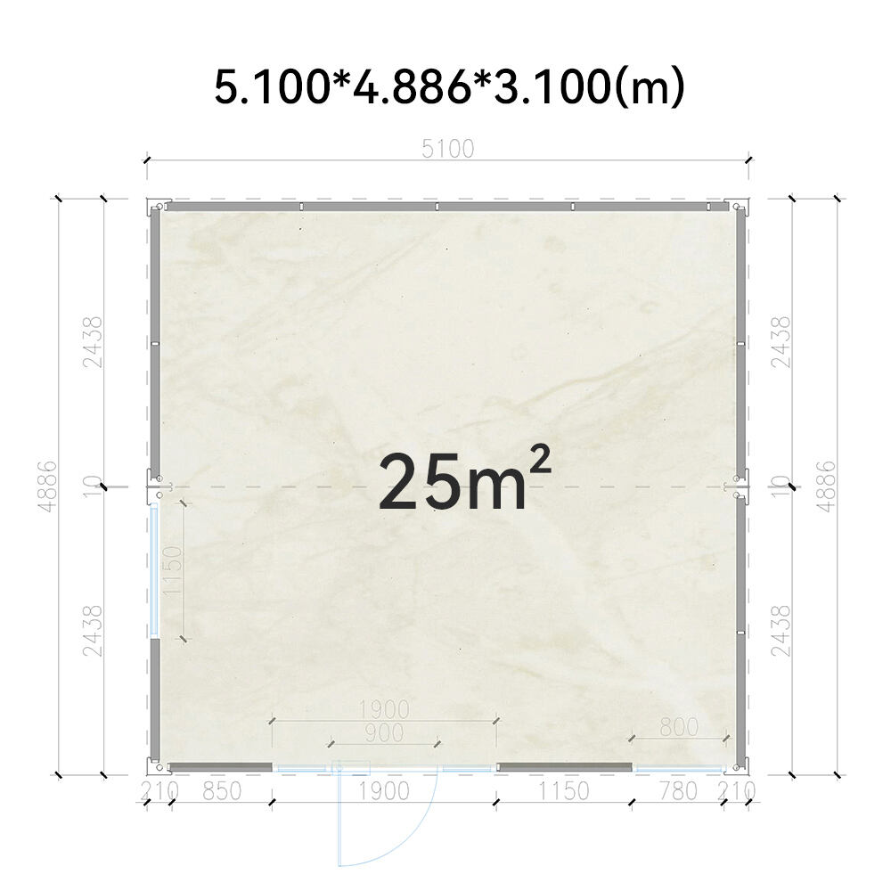 Plokščiai supakuotas konteinerinis namas | Laikina poilsio zona Gruzijoje