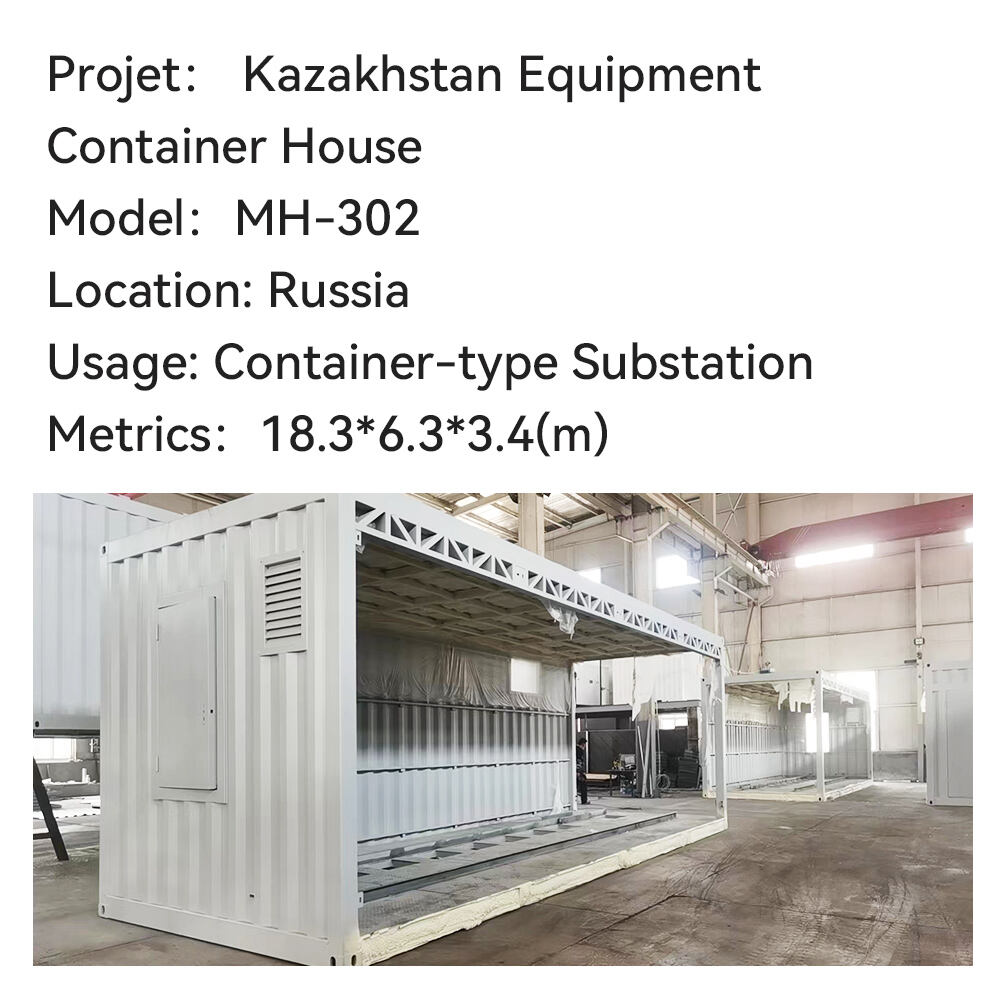 Konteinerinė pastota transformatorinei Kazachstane
