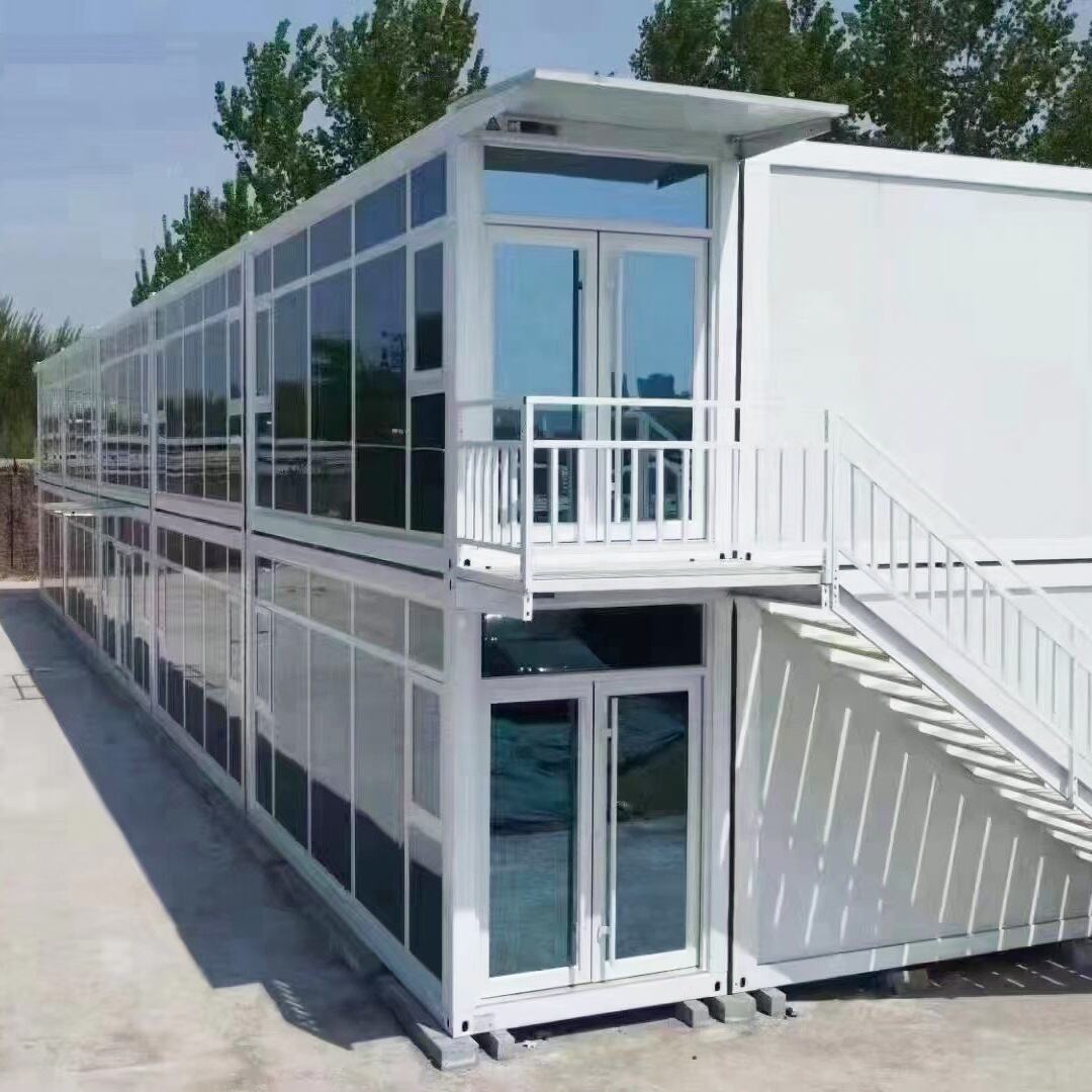 Flat-packed container house in China