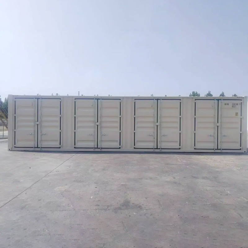 Mobile Warehouse 40ft Shipping Container Storage Garage Roller Door Warehouse Prefabricated Sheds Storage 