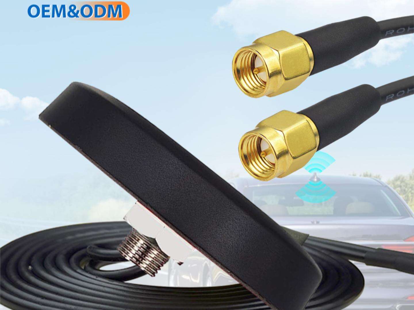 Dual Cable GSM 2 in 1 Combo GNSS Antenna