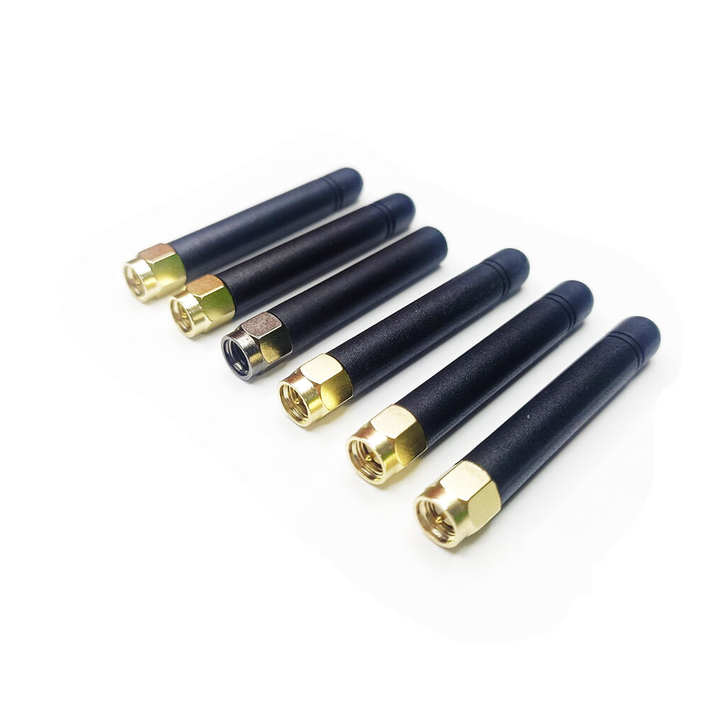 Nuovo Design 2.4G Antenna WiFi a Doppia Banda con Alto Guadagno a Bastoncino di Gomma 2DBi 3DBi 5Dbi 7Dbi 9Dbi Antenne SMA