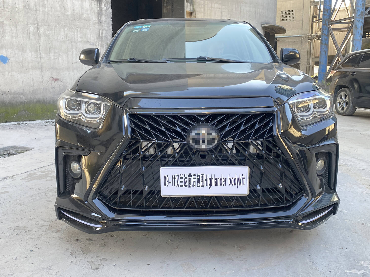 DODD Modificirana nadogradnja karoserije automobila Rešetka branika za Toyotu Highlander 09-11 do Lexus Style proizvodnje