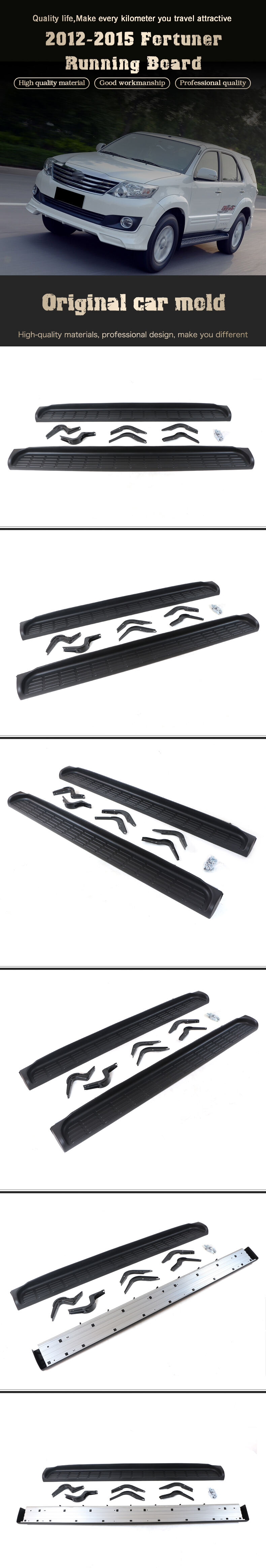 Dodd vozila Running Board za dobavljača Toyota Fortuner 12-15