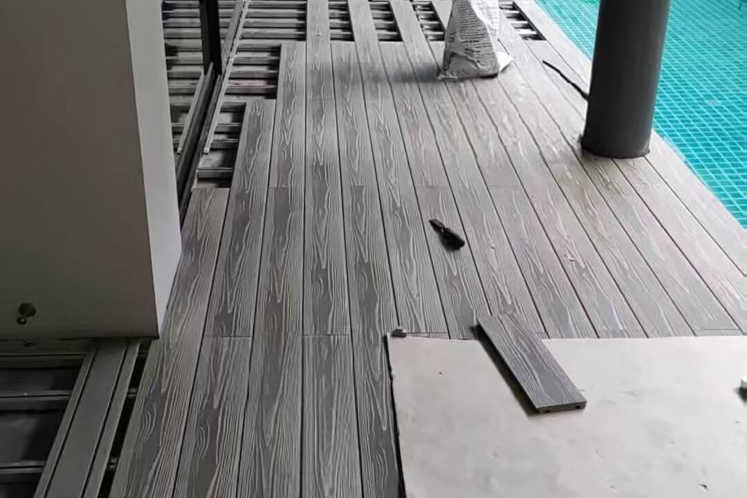 raw outdoor ASA co-extruded decking