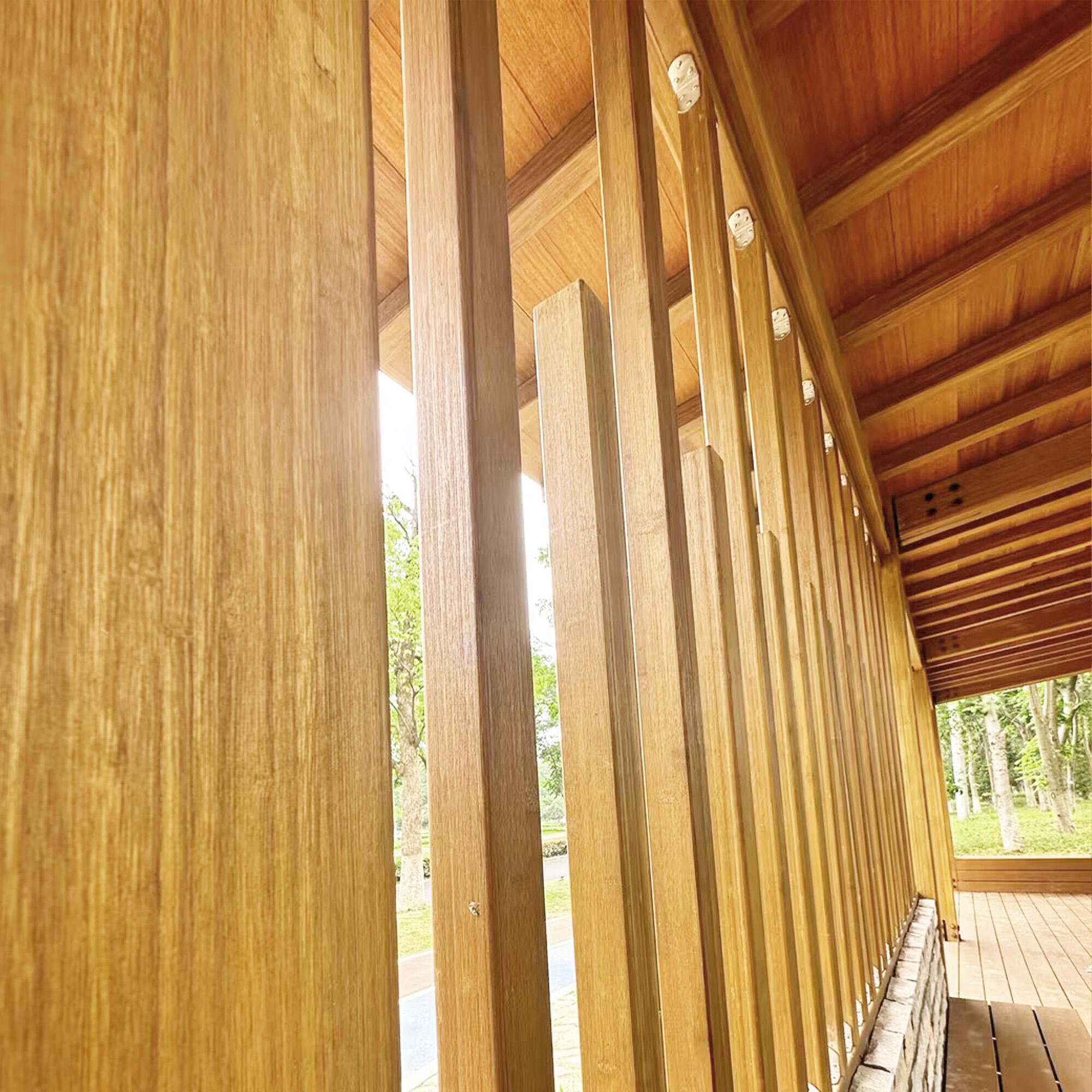 Public Park Bamboo Pavilion