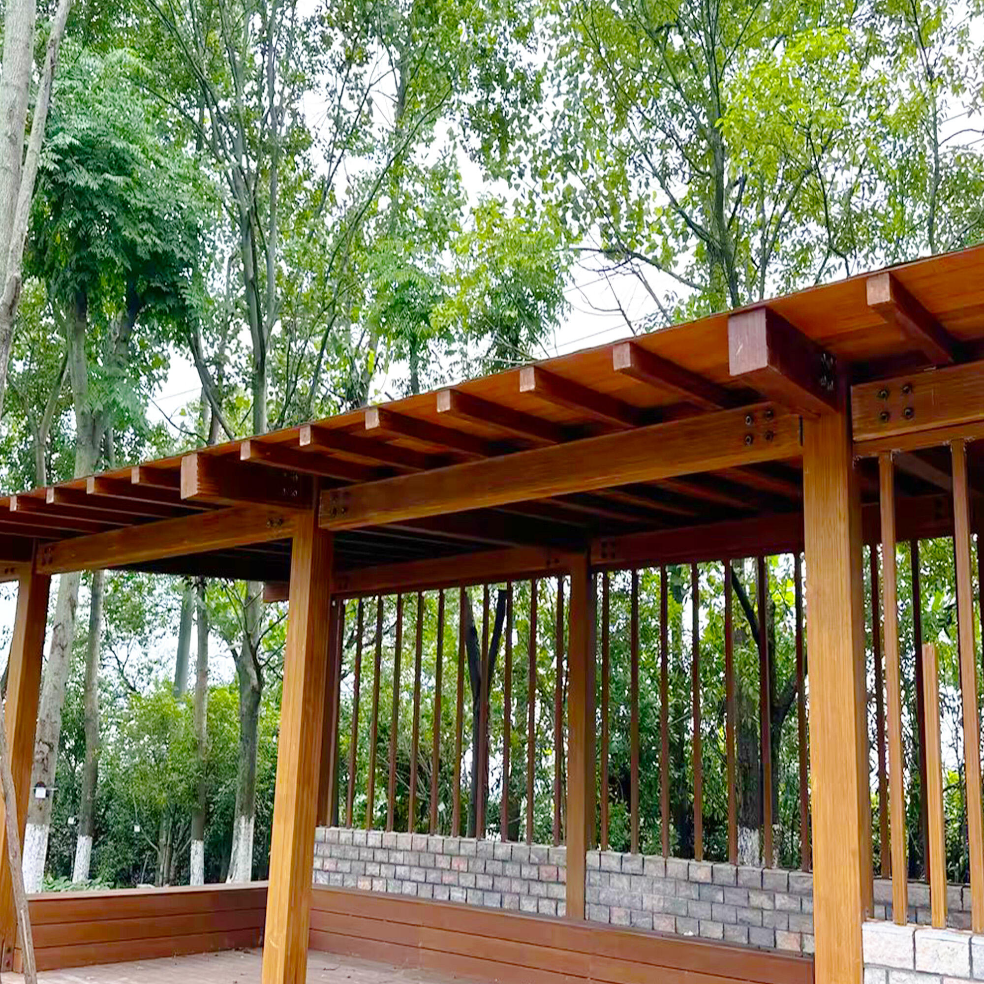 Public Park Bamboo Pavilion