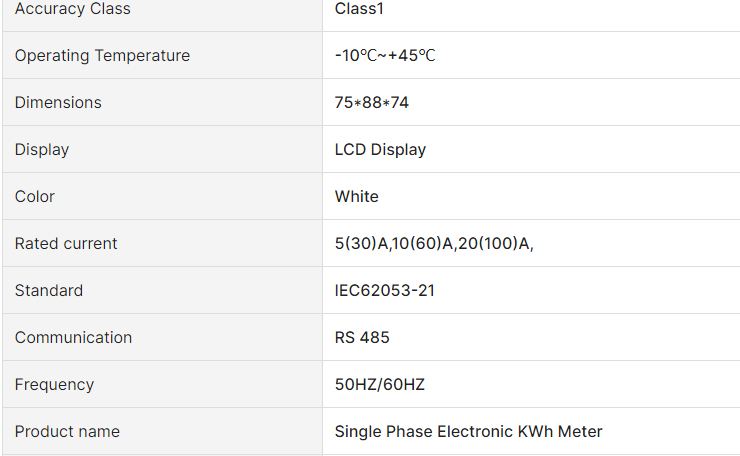 380V Single Phase Electronic Energy Meter with LCD Display Active Smart KWH Meter Din Rail Four Wire factory