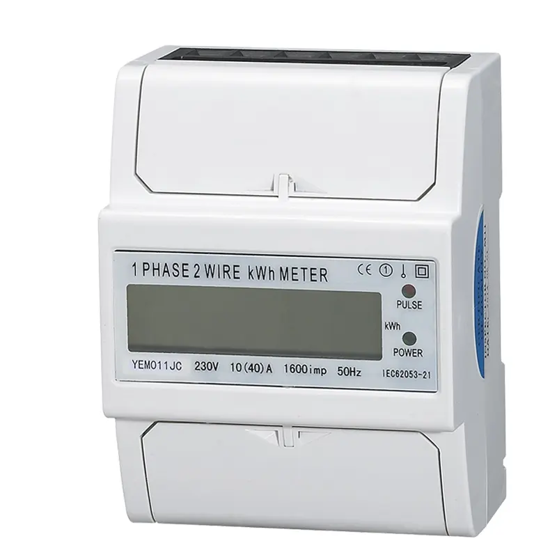 Home Use Single Phase Din Rail Electric Power Smart Analog kwh Meter Digital/Electric Energy Meter/Kilo Watt Hour Meter