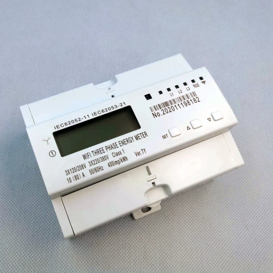  Wifi Smart Energy Meter Three Phase Smart Electricity Meter