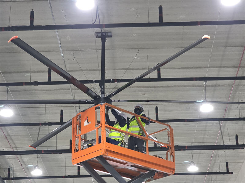 New Black Series FJDA series industrial ceiling fan ------ Exclusive Agent Agreement in Korea 
