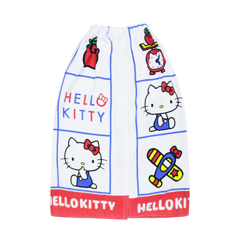 Hello Kitty-badekåpe med trykk
