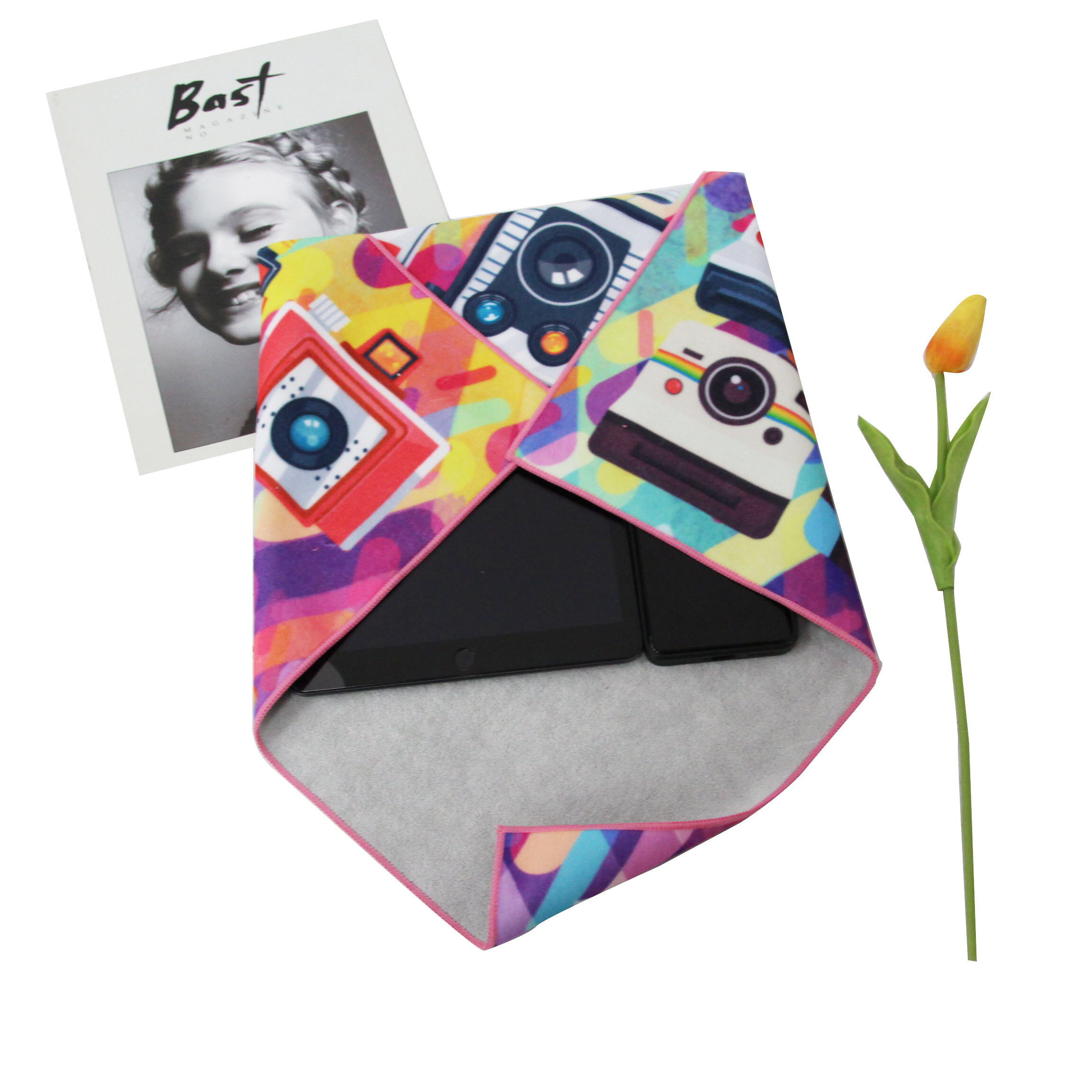 custom camera lens protector magic stick-it wrapper cloth