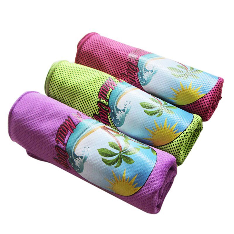 Cooling towel for working outside