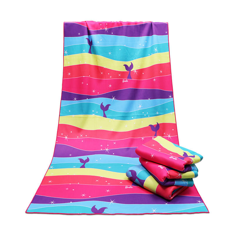 Custom sublimation printed thick super absorbent pool beach towel