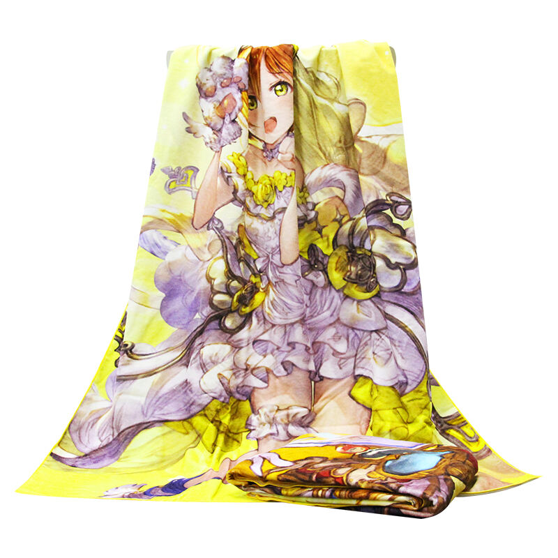 Luxury 100%cotton soft custom printed bath towel
