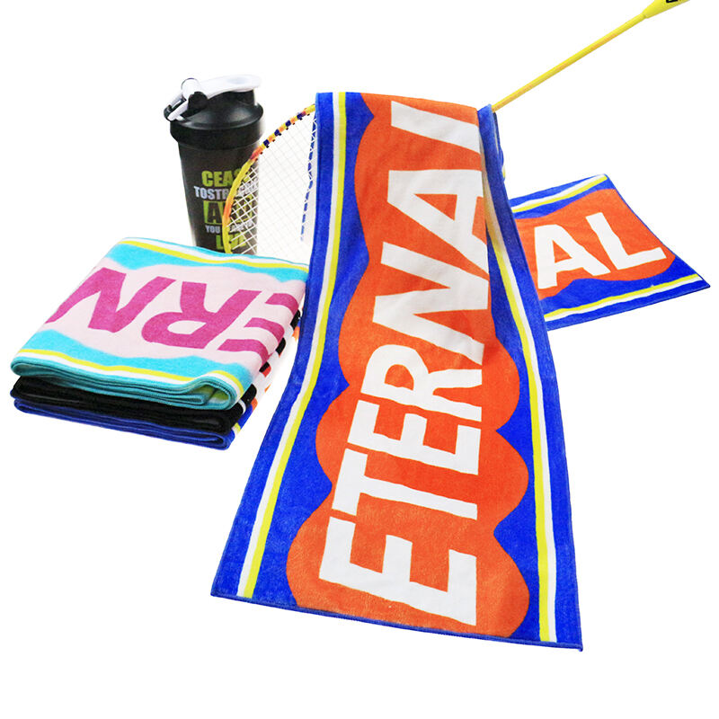custom cotton rally sports towel with logo