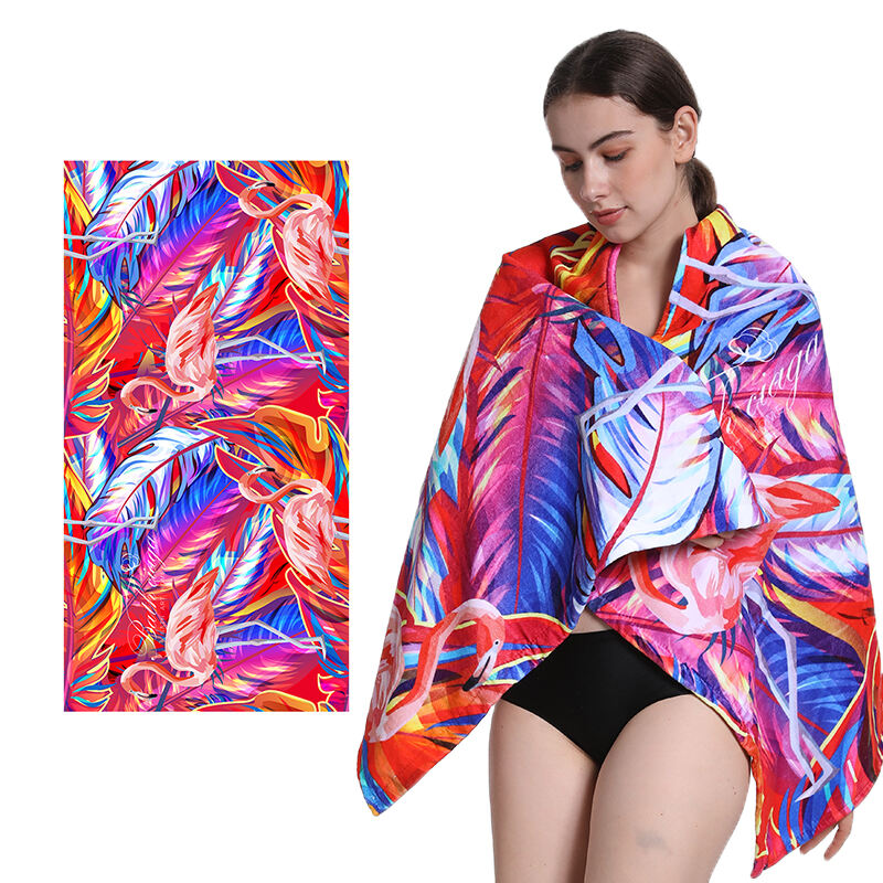 High Quality 100% Cotton Custom Digital Printing Beach Bath Towel