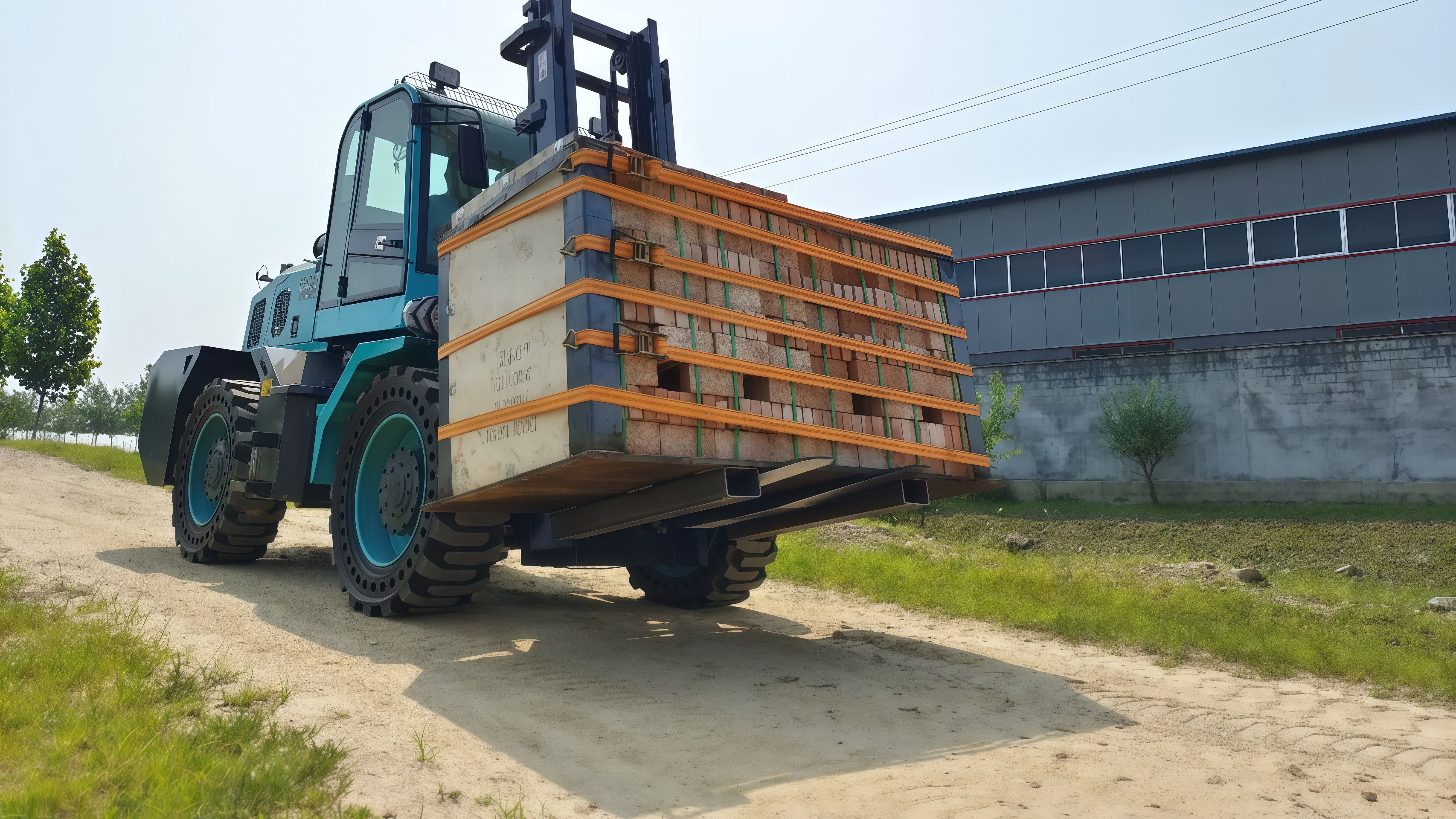 Four Wheel Drive Off Road Forklift