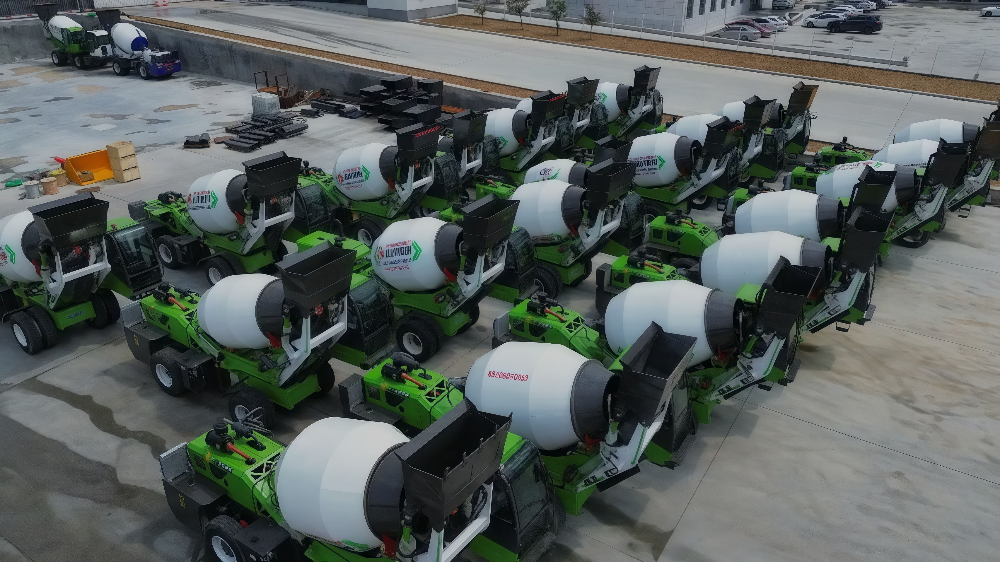 Self-Loading Mixer Truck With Multiple Uses