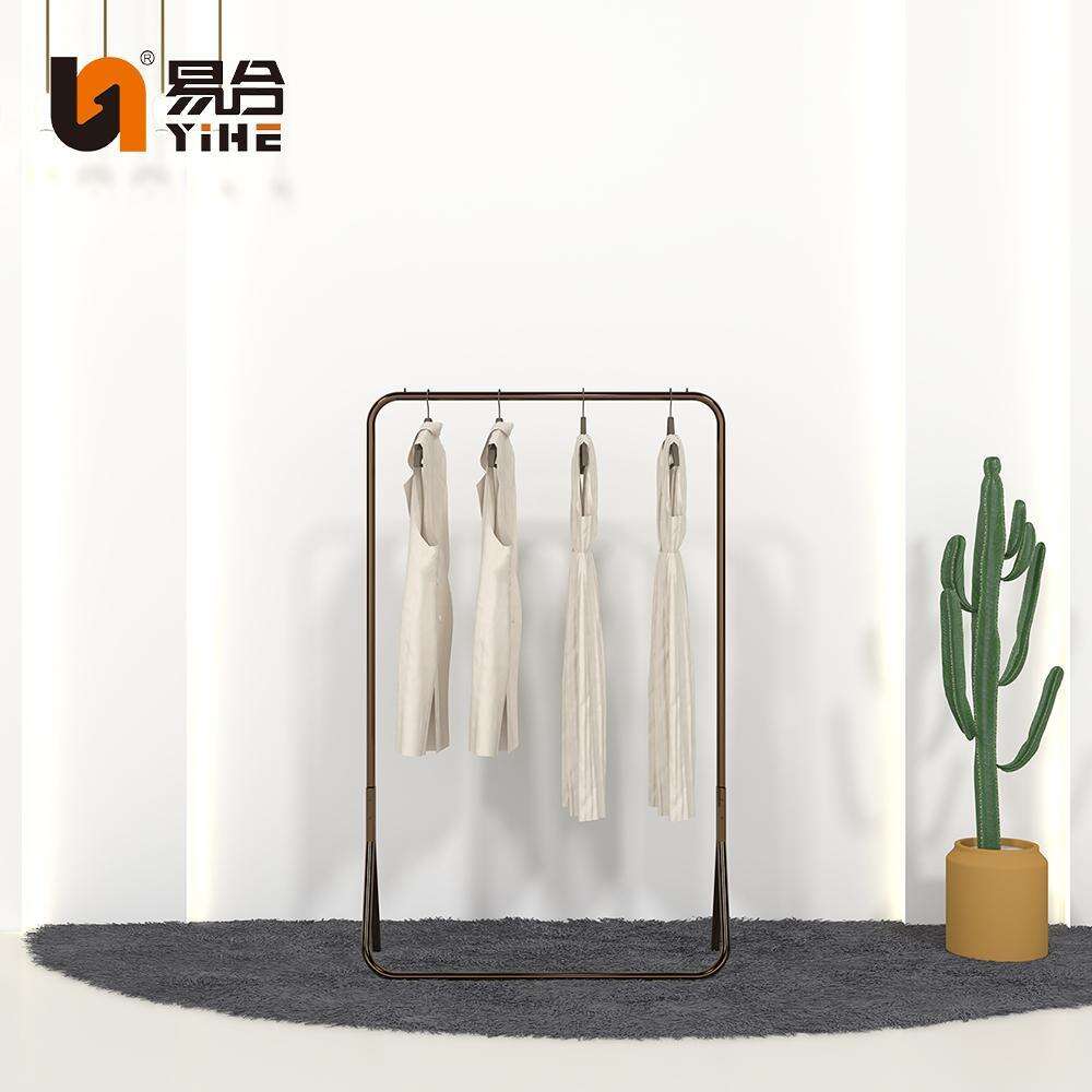 Gold Metal Heavy-Duty Adjustable Height Garment Rack - YIHE YH-WG-05