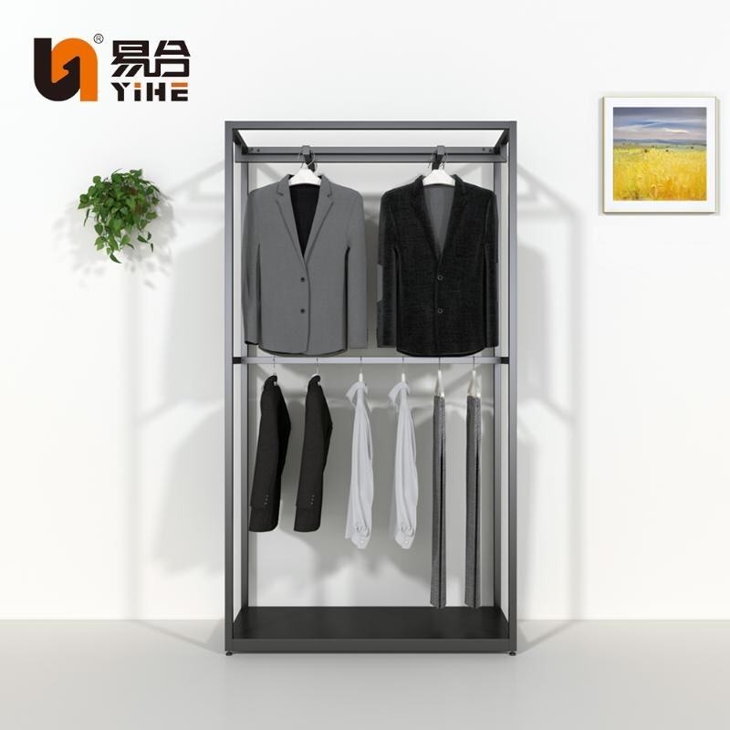 Foldable Metal Multifunctional Clothing Display Rack - YIHE YH-MJ-01