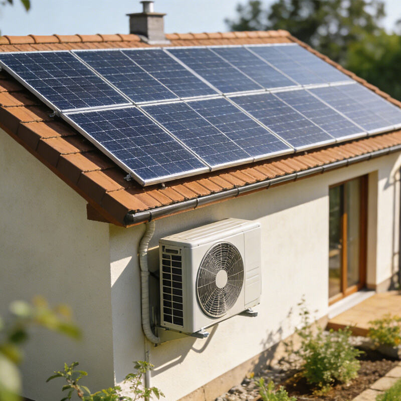 家庭用6P空気源ヒートポンプシステム（PVTソーラーパネル付き）