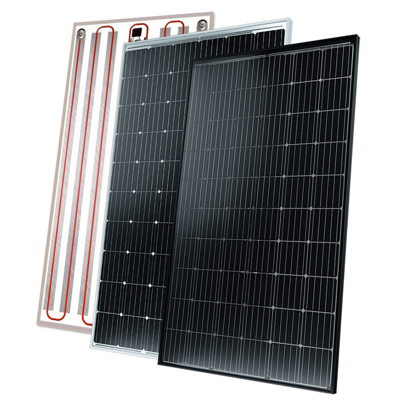 600W モノクリスタルハイブリッド太陽光熱集熱器（PVT）ソーラーパネル