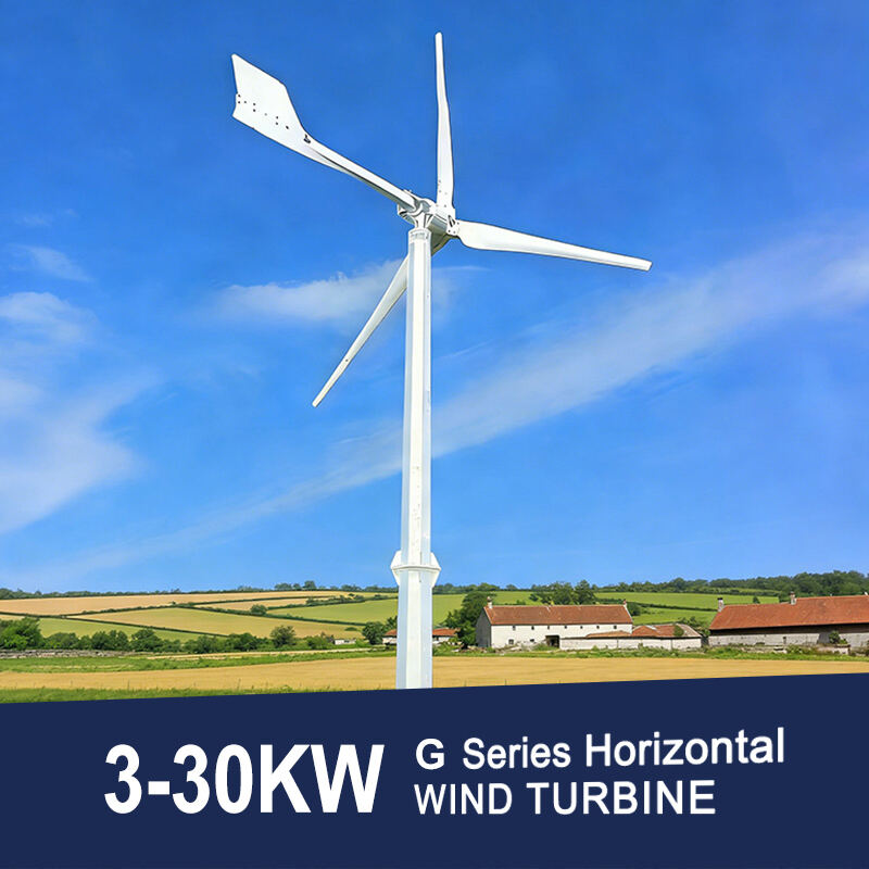 Napędowy generator wiatrowy o mocy 5kW, 10kW, 20kW o osi poziomej do sprzedania