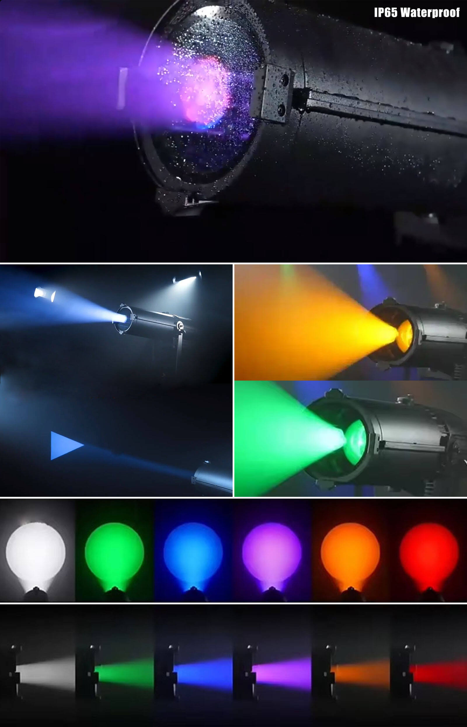 300W LED IP65 Rated Ellipsoidal RGBAL LED Profile Spot Light.jpg