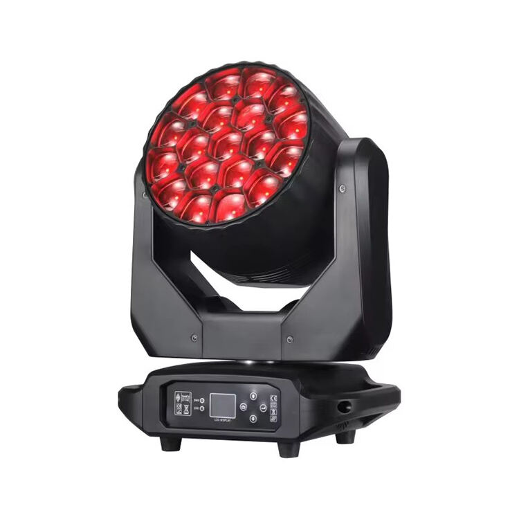 AOPU AOPU Bee Eyes 19x40W K15 DMX RGBW LED Zoom Wash Luz de cabeza móvil
