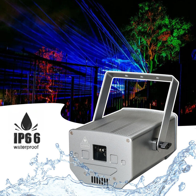 AOPU 2W 3W Dj Laser Waterproof Projector Light Double DMX Pattern Mode Laser Stage Light Laser Lights for Nightclub