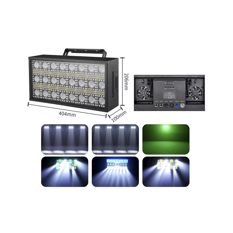 Spirit Storm 3*10W LED Wash Light Strobe LED Matrix Lights for DJ Disco Bar Club
