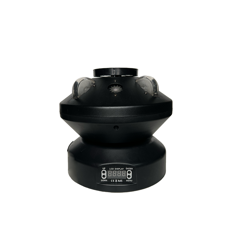 AOPU-tehovalo 3*8 W 4-in-1 lamppujyvät ja 6*15 W hehkulamppu Liikkuva päävalo Punaiset vihreät laserivalot yökerhoon