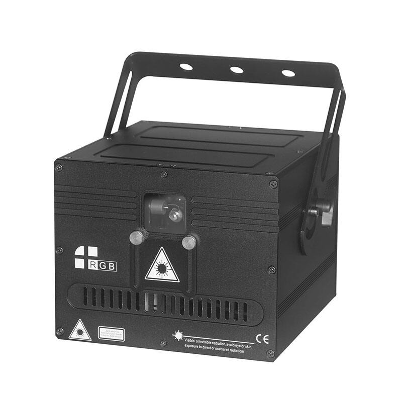 AOPU APP Bluetooth-Control RGB-Animationsstrahlscanner Bühnenlaserlichtprojektor DJ-Disco-Bar-Club-Party-Hochzeits-Show-Lampe