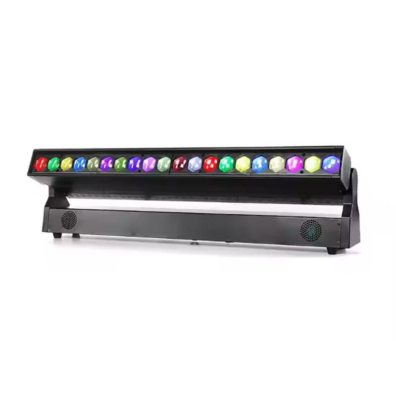 ไฟแท่งหัวเอียงได้ แสดงผลพิกเซล LED RGBW 20*40w สำหรับดีเจในร่มประสิทธิภาพสูง ซูมได้ มีระบบควบคุม DMX ใช้สำหรับไนต์คลับ คอนเสิร์ต การแสดงสด