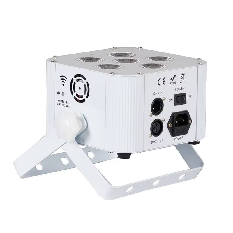 Waterproof Wireless DMX Battery Powered Led Stage Light IP65 9pcs 18w ...