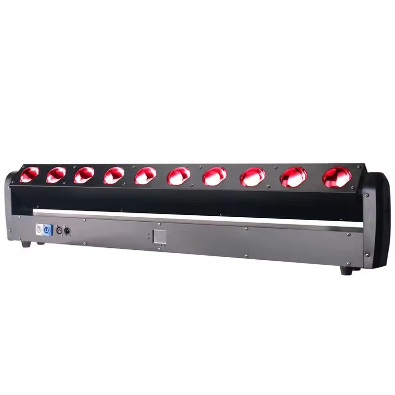 NEW 10x40W RGBW 4IN1 LED Moving Head Sweeping Beam Bar Wash DMX DJ Led Effect Rotating Wedding Party Disco Stage Lights