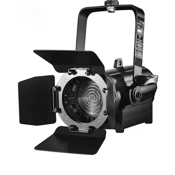 foco de perfil Fresnel LED MINI de 60 W, 4 en 1, para escenario y estudio de televisión