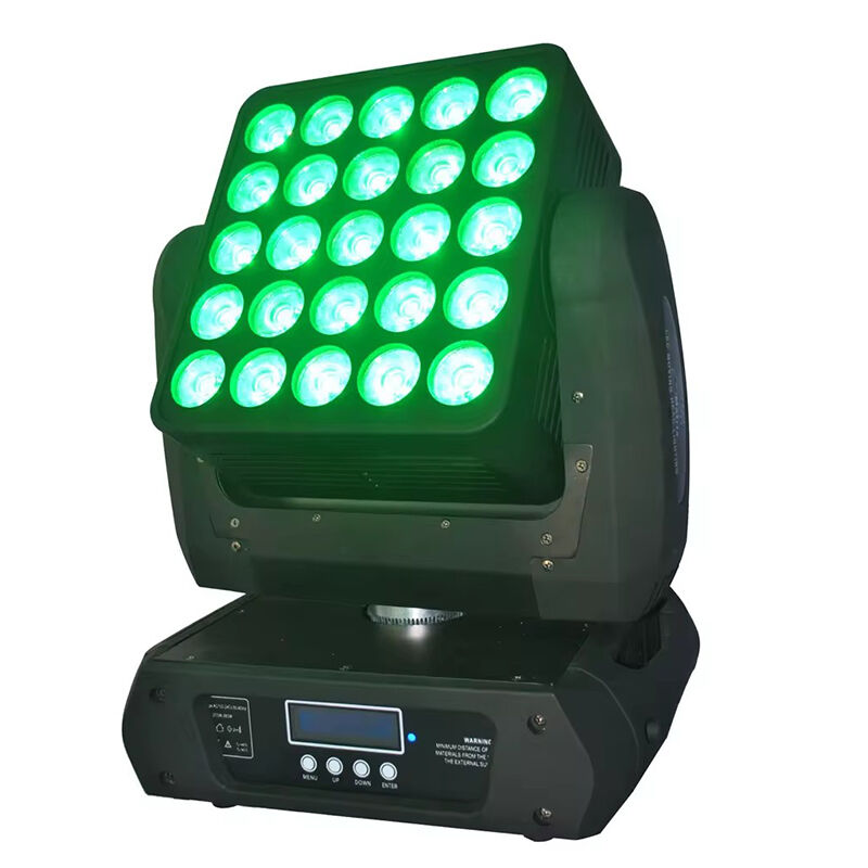 5x5 Panel 25x10W RGBW 4In1 Stage Lights LED Beam Moving Head Matrix Light for Night Club Concert